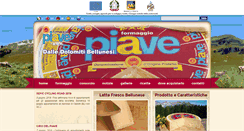 Desktop Screenshot of formaggiopiave.it